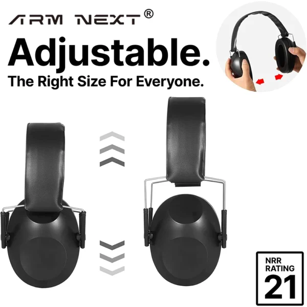 Anti-Noise Ear Plugs Tactical Hunting Folding Ear Defenders - Image 6