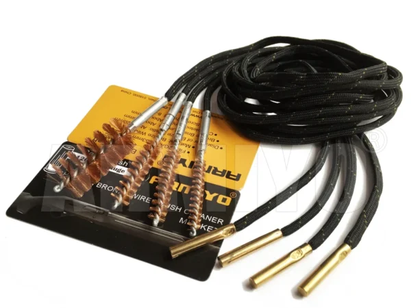 Armiyo Gun Bore Brush .22Cal 5.56mm Airsoft Rifle Barrel Cleaning Kit Shooting Accessories Screw Thread Size 8-32 m4
