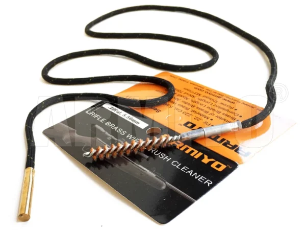 Armiyo Gun Bore Brush .22Cal 5.56mm Airsoft Rifle Barrel Cleaning Kit Shooting Accessories Screw Thread Size 8-32 m4