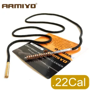 Armiyo Gun Bore Brush .22Cal 5.56mm Airsoft Rifle Barrel Cleaning Kit Shooting Accessories Screw Thread Size 8-32 m4