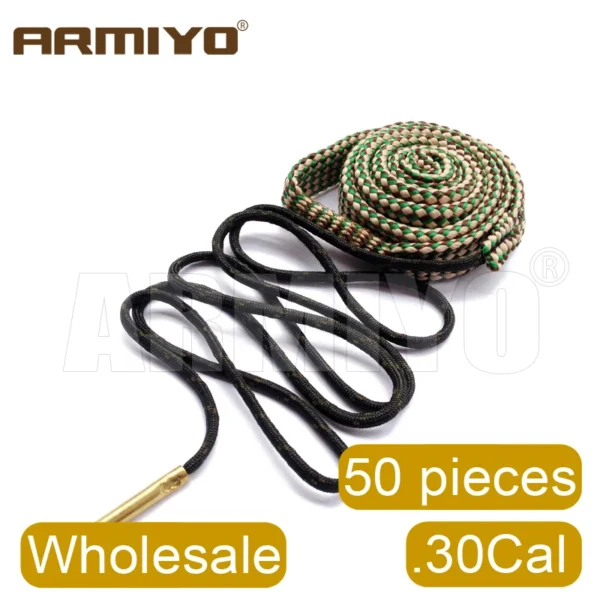 Armiyo Wholesale 50Pcs/pack .17Cal ~ 12GA Tactical Clean Rope Brush
