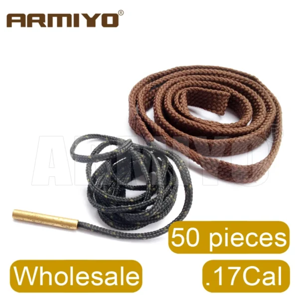 Armiyo Wholesale 50Pcs/pack .17Cal ~ 12GA Tactical Clean Rope Brush - Image 3