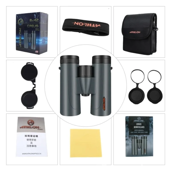 ATHLON CRIUS Binoculars 8/10x42 High Power - Image 5