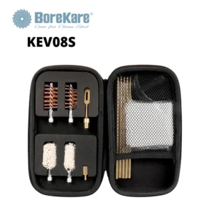 BoreKare Gun Cleaning Kit Compact Bronze Brush Brass Rod for 12GA And 20 Gauge