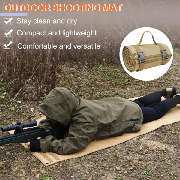 Camouflage Water Resistant Range Mat