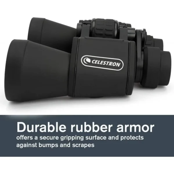 Celestron-UpClose G2 Binoculars with Multi-Coated Prism, Glass Resistant Binoculars, Rubber Armored, 10x50, 20x50 - Image 3