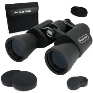 Celestron-UpClose G2 Binoculars with Multi-Coated Prism, Glass Resistant Binoculars, Rubber Armored, 10x50, 20x50