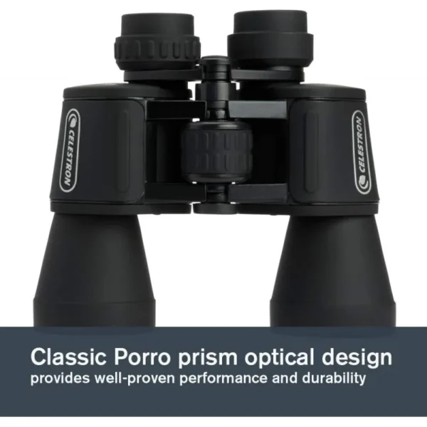 Celestron-UpClose G2 Binoculars with Multi-Coated Prism, Glass Resistant Binoculars, Rubber Armored, 10x50, 20x50 - Image 4