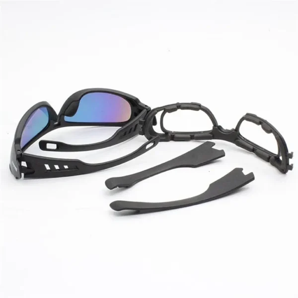 Daisy C6 Polarized Glasses CS Army Tactical  Hunting Shooting Airsoft Bullet-proof Military C5 Goggles with 4 Lens Kit - Image 6