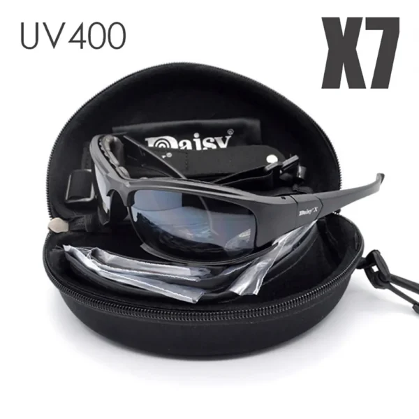 Daisy X7 Military Goggles Bullet-proof Army C6 Polarized Sunglasses 4 Lens Hunting Shooting Airsoft Cycling Motorcycle Glasses - Image 5