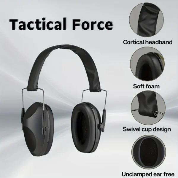Ear Protector Earmuffs for Shooting, Hunting Noise Reduction