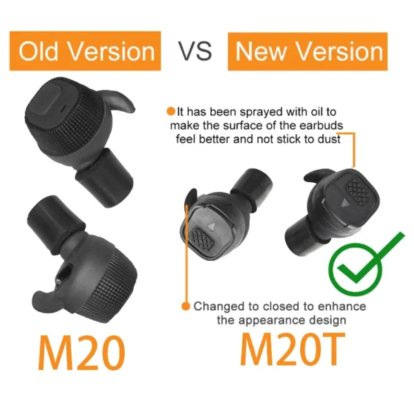 EARMOR M20T 2023 New Bluetooth Earbuds Outdoor Hunting Shooting Earbuds Tactical Headset Electronic Hearing Protection