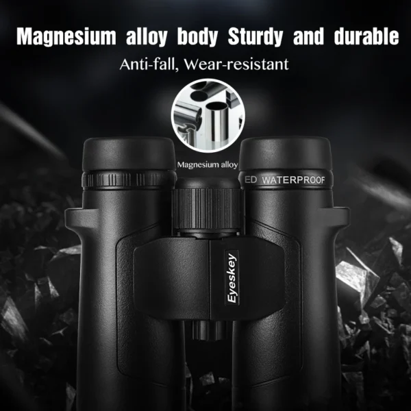 Eyeskey High Power ED Binoculars 10X42 IPX8 Waterproof Bak4 Prism Optics
