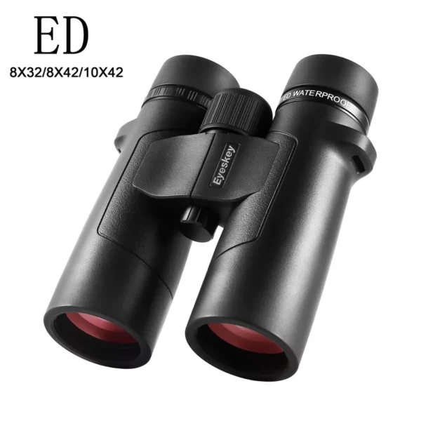Eyeskey High Power ED Binoculars 10X42 IPX8 Waterproof Bak4 Prism Optics
