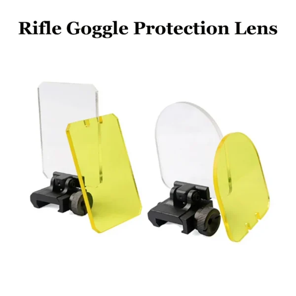 Goggles Protector Rifle Airsoft Lens Guard Sight Scope Outdoor Tactical Tackle Holographic Glasses Protection Accessory