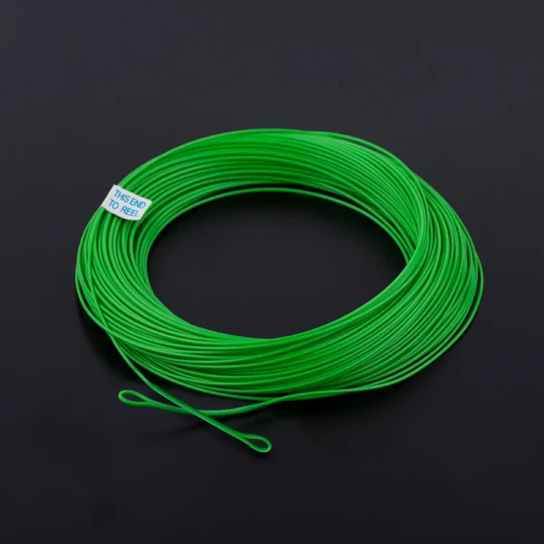 HERCULES Fly Fishing Line Floating Weight Forward with Double Welded Loop, Fluorescent Yellow WF5F WF6F WF7F WF8F 100FT