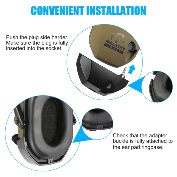 Hot!Earmuffs Active Headphones for ear protection