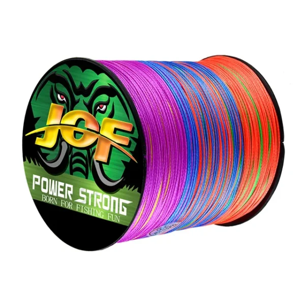 JOF 4 Braided x4 Strands 300M 100M Fly Fishing Line Multifilament Wire 10-85LB