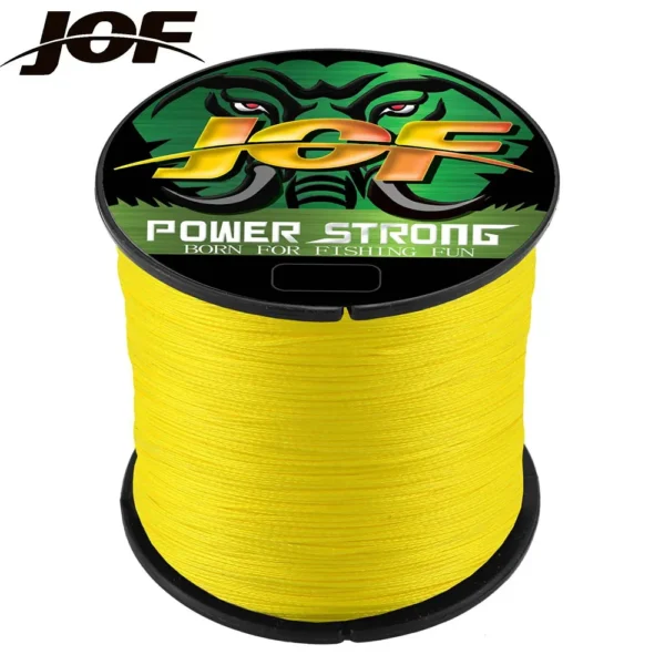 JOF 4 Braided x4 Strands 300M 100M Fly Fishing Line Multifilament Wire 10-85LB