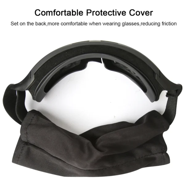 JSJM Airsoft Tactical Goggles 3 Lens Windproof Dustproof Shooting  Glasses CS Safe Protection