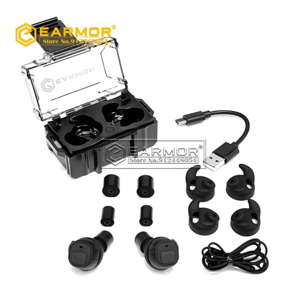 OPSMEN EARMOR M20 MOD3 Shooting Electronic Earplug  Noise clearance Earplug for Shooting Training / Law Enforcement
