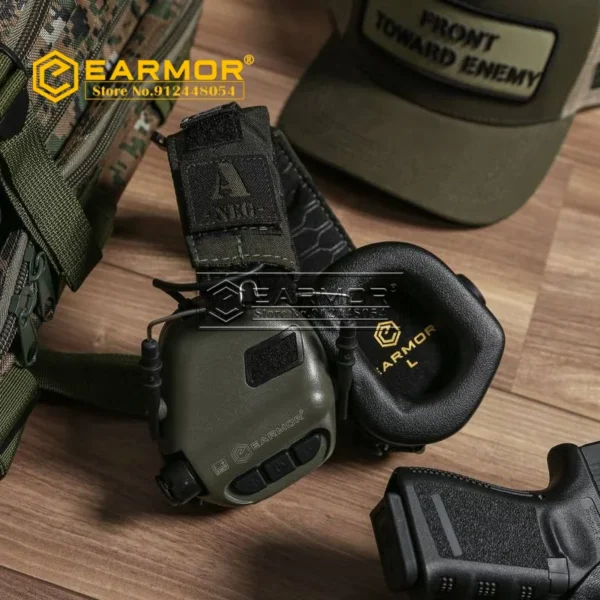 OPSMEN EARMOR M31 MOD4 military grade earmuffs with built in noise cancellation for hunting and shooting - Image 2