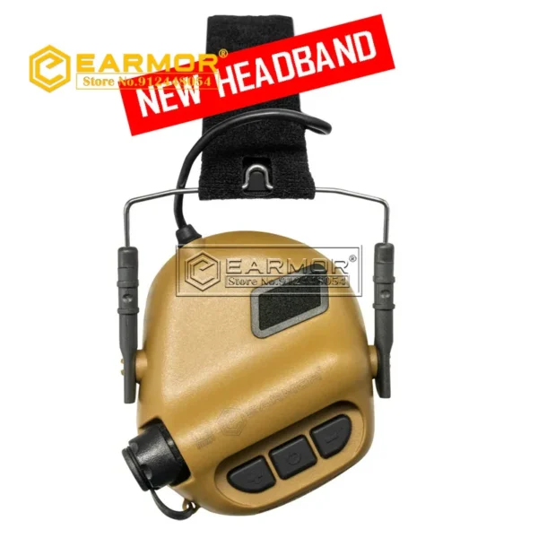 OPSMEN EARMOR M31 MOD4 military grade earmuffs with built in noise cancellation for hunting and shooting