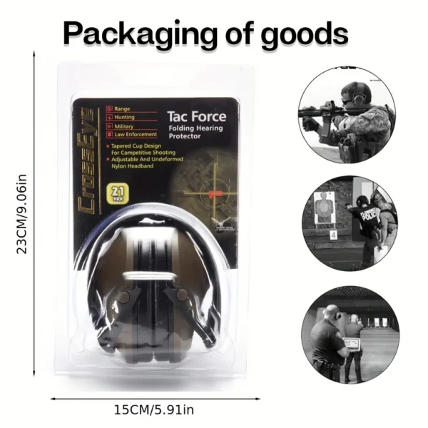 Professional Noise Reduction Ear Muffs for Shooting, Hunting, and Outdoor Sports -