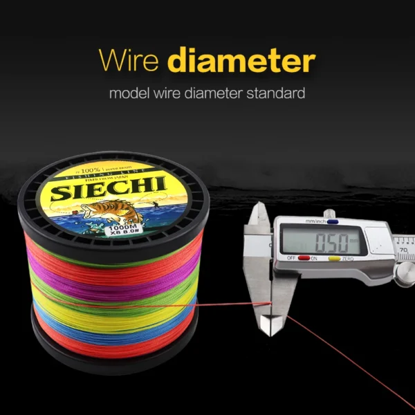SIECHI 4 Strand Super Strong PE Braided Fishing Line - Image 15