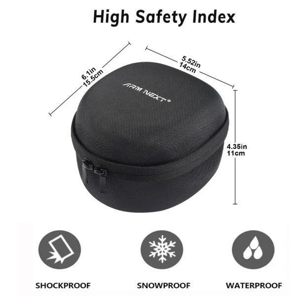 Tactical Electronic Shooting Earmuffs Noise Reduction Impact Hearing Protection Helmet With Bag