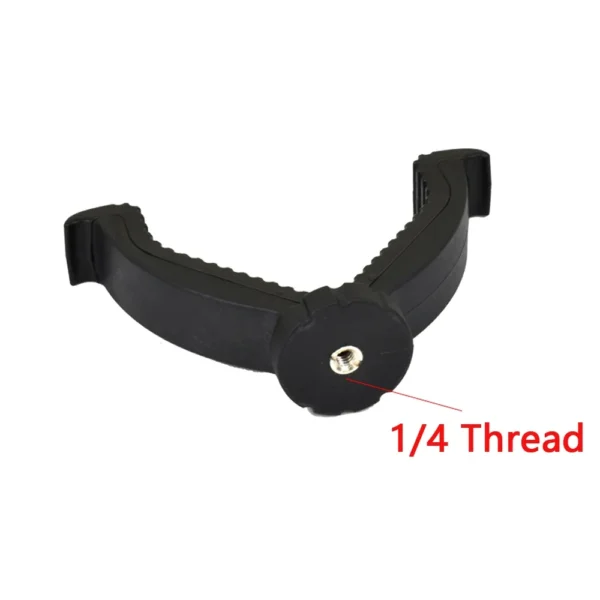 Tactical Heavy Duty V Yoke Shooting Rack Gun Rest Rifle Holder Top Mount 1/4 Thread Attachment for Hunting Tripod Bipod Monopod - Image 3