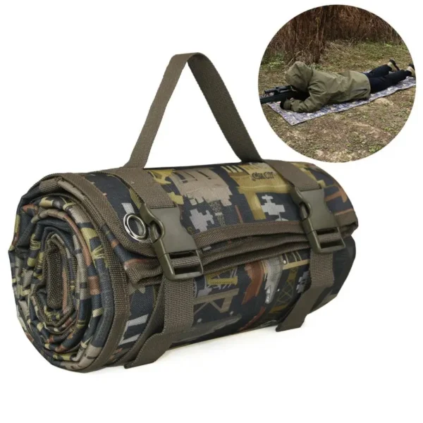 Tactical Leaves Camouflage EDC Military Shooting Mat Airsoft Rifle Field CS Training Hunting Pad Camping Moisture-Proof Mat - Image 14