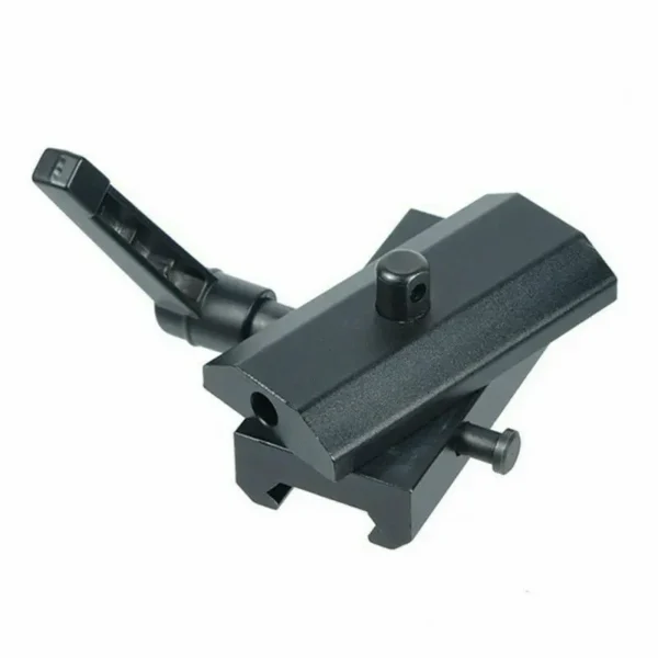 Tactics QD Rotatable Rifle Bipod Adapter for Harris Bipods with Pivot Lock Mounted on Picatinny Rail - Image 3