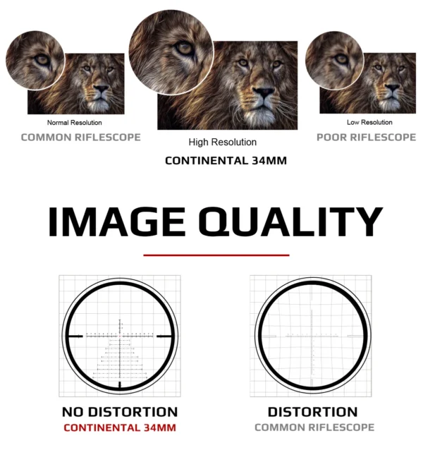 Vector Optics 34mm Continental 5-30x56 HD FFP Hunting Riflescopes