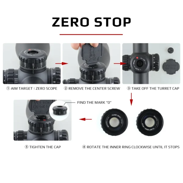 Vector Optics 34mm Continental 5-30x56 HD FFP Hunting Riflescopes - Image 3