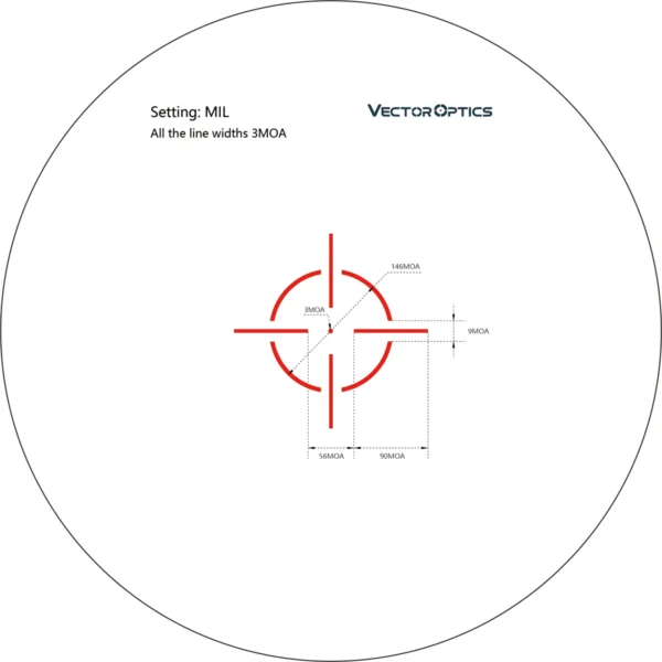 Vector Optics Calypos 1x30 Prism Riflescope - Image 6