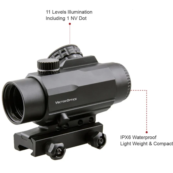 Vector Optics Calypos 1x30 Prism Riflescope - Image 5
