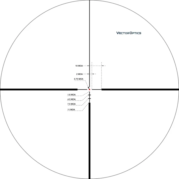 Vector Optics Continental 2-12x50 Riflescope Hunting - Image 7
