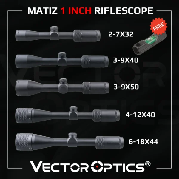 Vector Optics Matiz 1 inch SFP Riflescope 3x Zoom Factor With Edge-to-Edge Image & Wide Filed of View