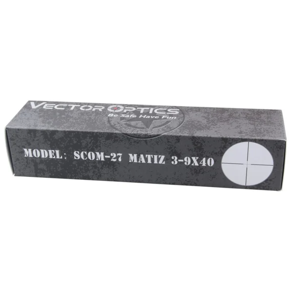 Vector Optics Matiz 3-9x40 Optical Rifle Scope 1 Inch 25.4mm Riflescope For Hunting Fits .223 5.56 .308 & Rimfire .22LR .177HMR