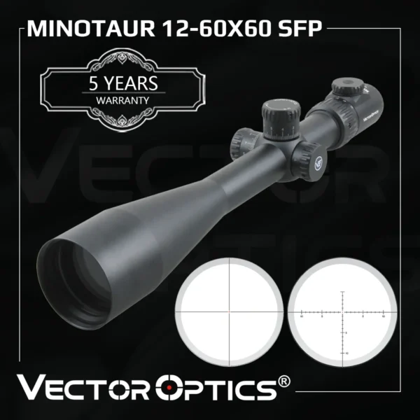Vector Optics Minotaur 12-60x60 Hunting Rifle Scope