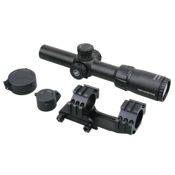 Vector Optics Mustang 1-4x24 FFP Riflescope With One Piece Picatinny Mount - Image 6