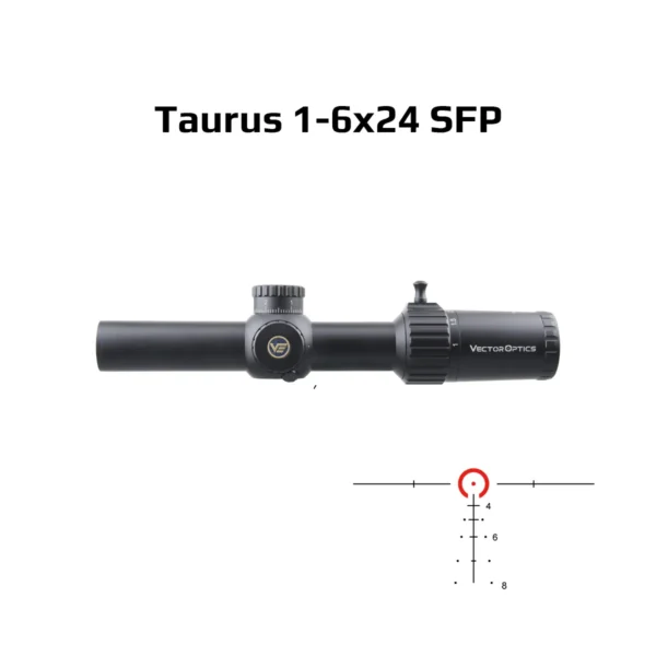 Vector Optics Taurus 1-6x24/4-16x44/6-24x50 SFP Riflescope With HD Lens & Illumination IPX7 Waterproof Fit .223 .308 .338 Hunting - Image 7