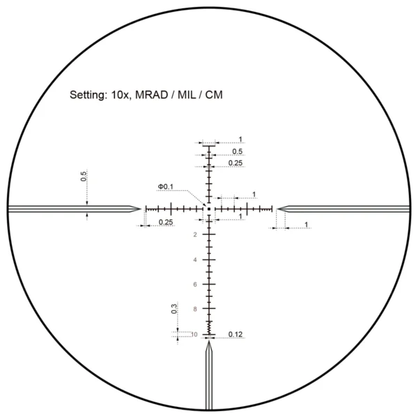 Vector Optics Taurus 1-6x24/4-16x44/6-24x50 SFP Riflescope With HD Lens & Illumination IPX7 Waterproof Fit .223 .308 .338 Hunting - Image 6