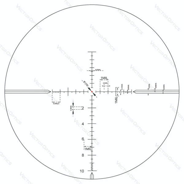 Vector Optics Taurus 5-30x56 First Focal Plane Military Tactical Riflescope