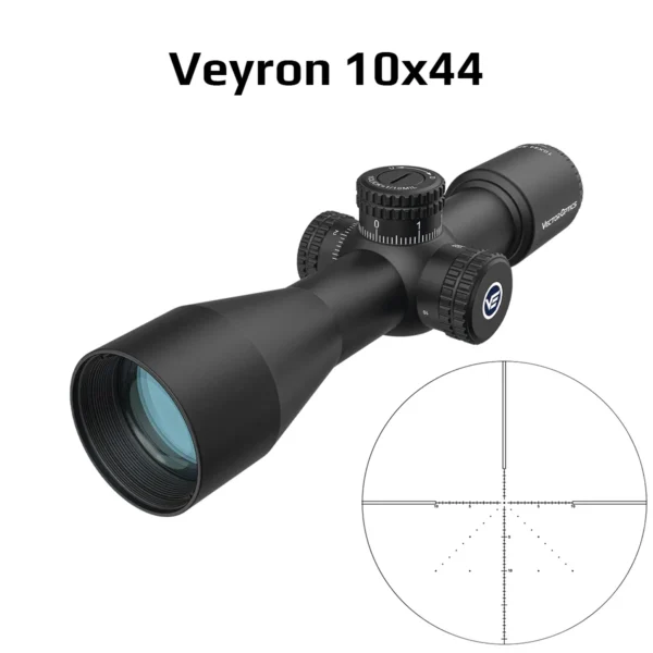 Vector Optics Veyron SFP Compact Scope With Turret Lock System For Compact Air Guns & Light Weight Firearms Side Focus Min 10Yds