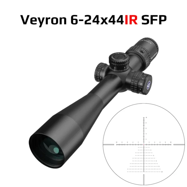 Vector Optics Veyron SFP Compact Scope With Turret Lock System For Compact Air Guns & Light Weight Firearms Side Focus Min 10Yds - Image 12