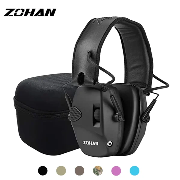ZOHAN Electronic Shooting Ear Protection Sound Amplification Anti-noise Earmuffs