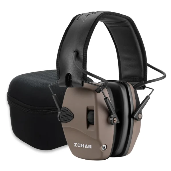 ZOHAN Electronic Shooting Ear Protection Sound Amplification Anti-noise Earmuffs