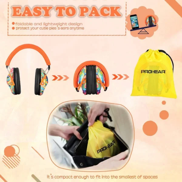 ZOHAN Kid Ear Protection Baby  Earmuffs Noise Reduction Ear - Image 5